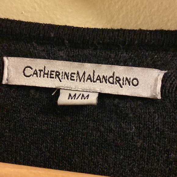 Catherine Malandrino wool blended black cardigan - Picture 6 of 6